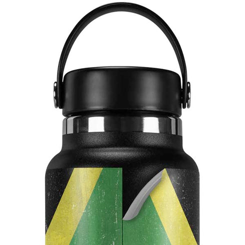 Jamaica Flag Distressed Hydro Flask 32oz Wide Mouth Skin